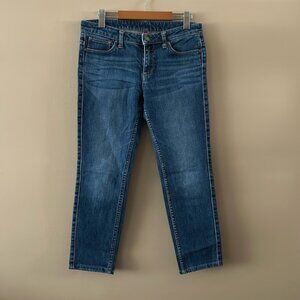 Uniqlo skinny fit tapered middle rise jeans size 27